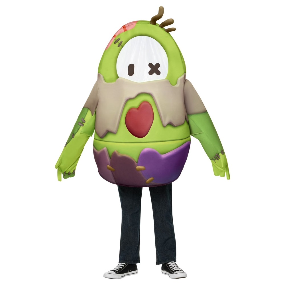 Fall Guys RARE Zombean Zombie Bean Childs Boys Halloween Costume Size M-XL NEW